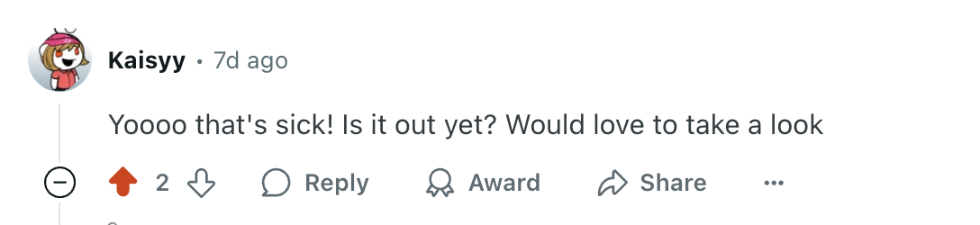 User testimonial